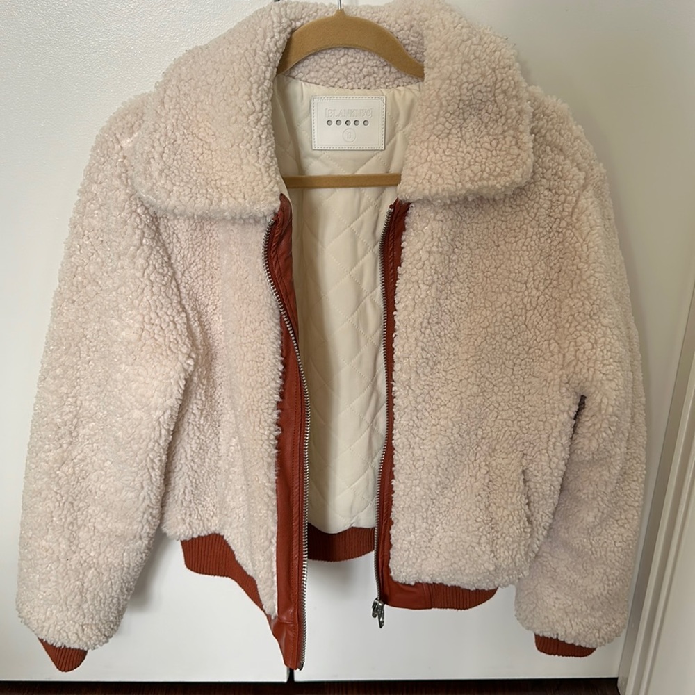 BLANK sherpa fall bomber jacket